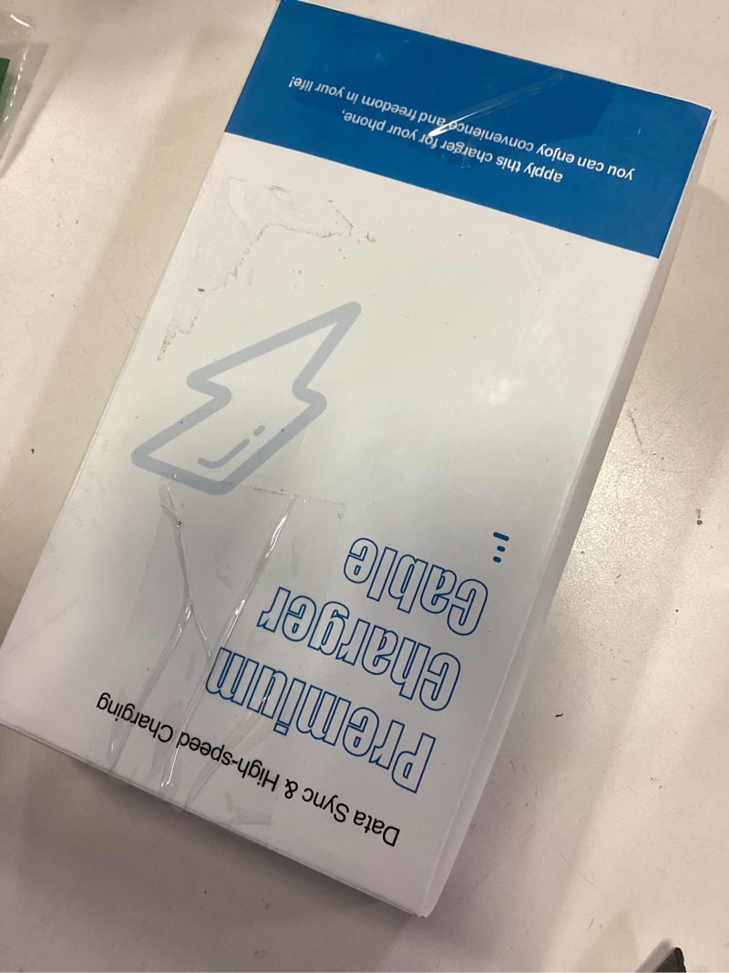 Condition photo showing New/Like New for iPhone Charger Fast Charging,20W PD USB C Wall Charger 4 Pack with 6FT Fast Charging Cable - Fast Charger for iPhone 14/14 Pro Max/13/13 Pro/12/12 Pro/11/11 Pro/XS, iPad White 6ft