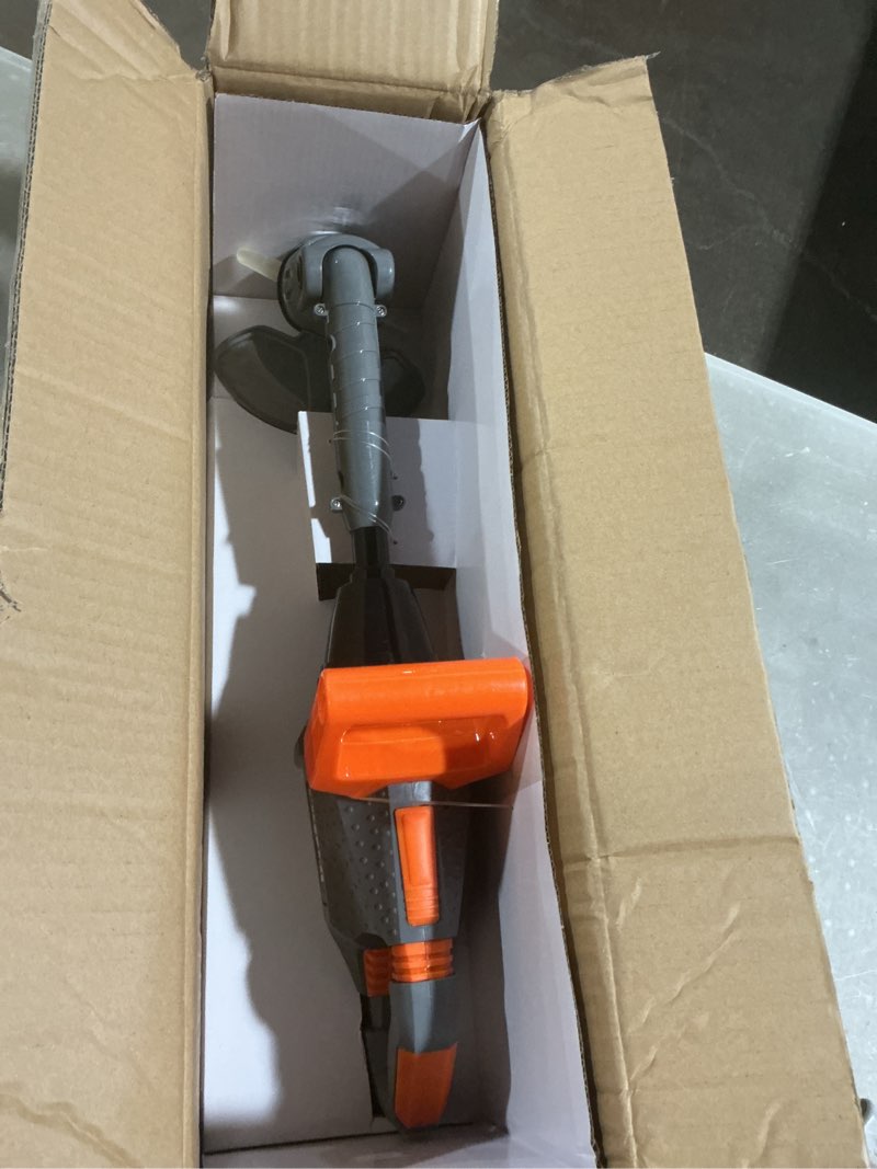 Condition photo showing Good Condition for sunny days entertainment maxx action power tools weed trimmer, construction toy tool with lights and sounds, pretend play toy for kids, educational gift toddler tool and gardening set