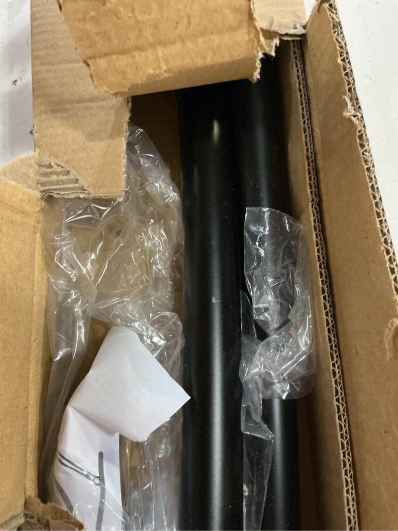 Condition photo showing Good Condition for curved shower curtain rod, 42-72 inches adjustable curved shower rod, rustproof curved shower rods for bathroom, bathtub, premium stainless steel, need to drill, black black 42-72 inches