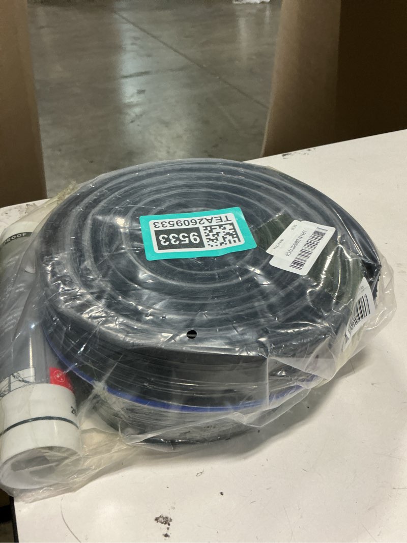 Condition photo showing Good Condition for Jin&Bao Universal Garage Door Threshold Seal Strip 10FT Kit, Bottom Waterproof Rubber Weather Stripping Replacement?Blue? 10 Feet with 1 Adhesive Blue