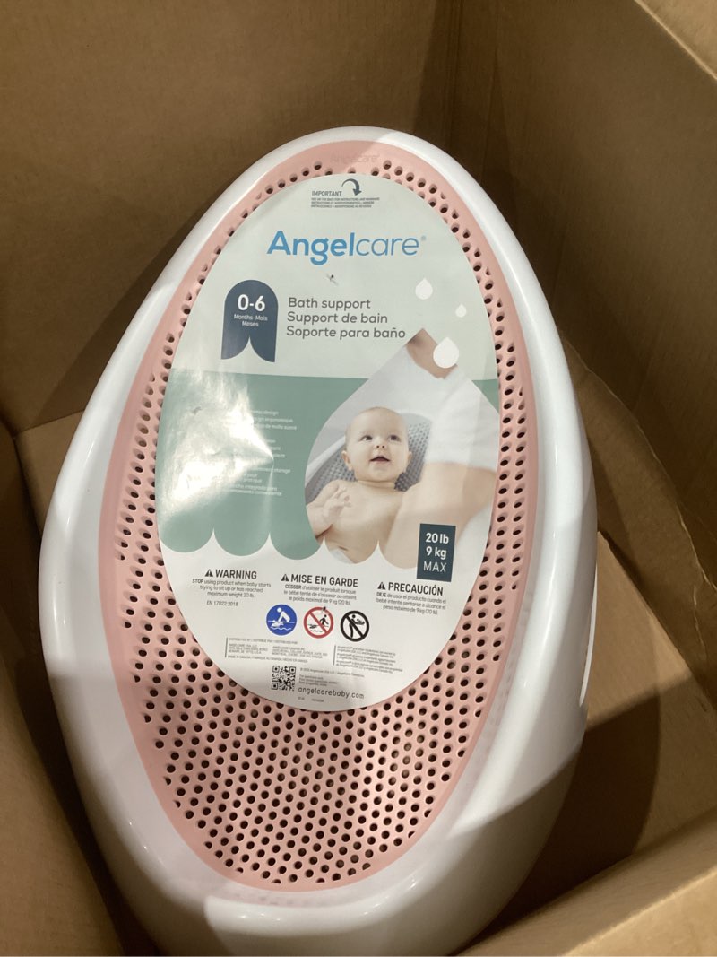 Condition photo showing Good Condition for angelcare baby bath support (pink) | ideal for babies less than 6 months old bath support pink