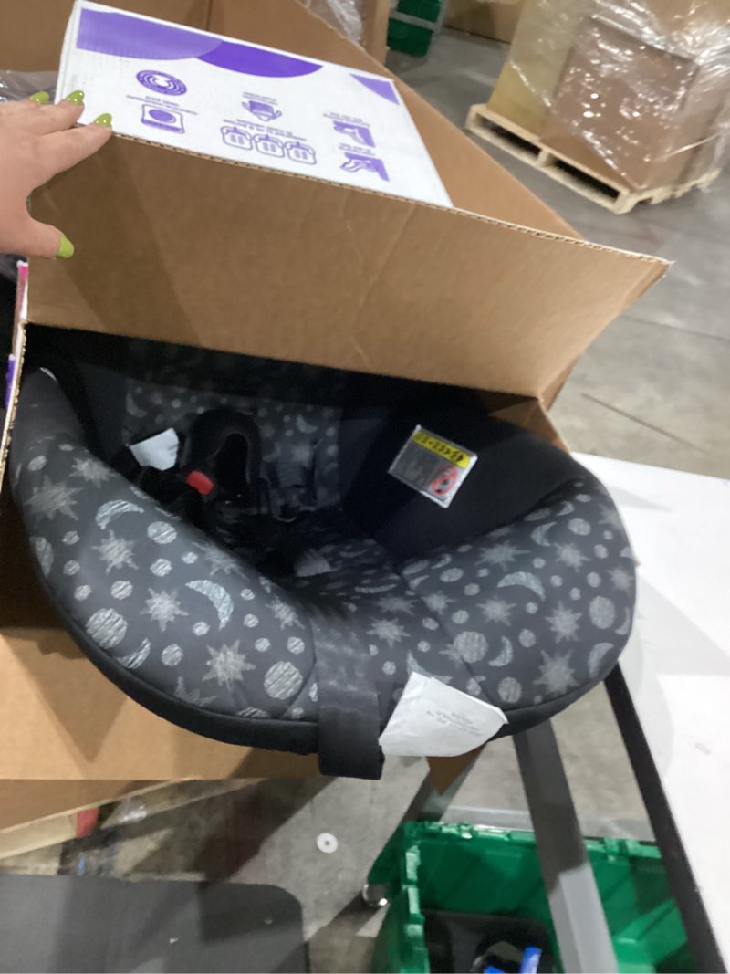 Condition photo showing Good Condition for cosco kids scenera extend infant & toddler convertible car seat, moonlit night, black