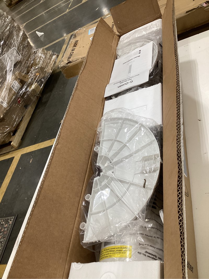 Condition photo showing New/Like New for Space Heater, Quiet Convection Panel Heater for Indoor Use, Wall Mounted or Standing Electric Heater with Thermostat, 1500W, Remote Control, 12H Timer & Tip-Over Protection for Large Room Convection White