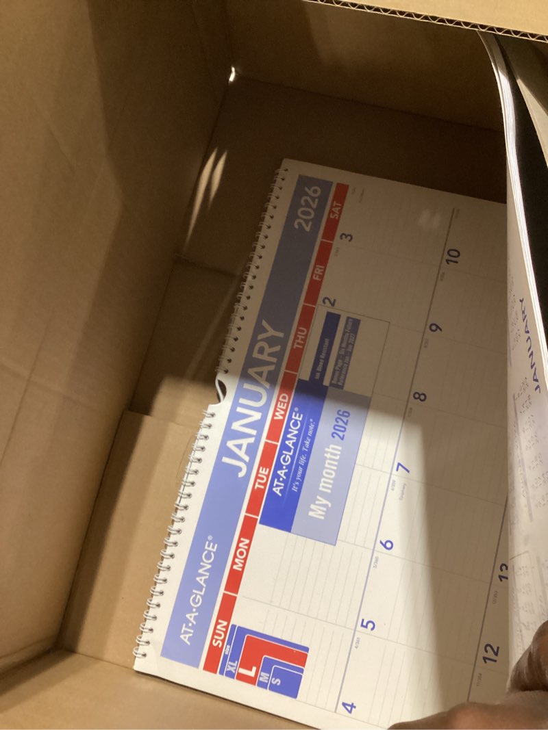 Condition photo showing New/Like New for AT-A-GLANCE 2026 Wall Calendar, 15-1/2" x 22-3/4", Large (PM32826)