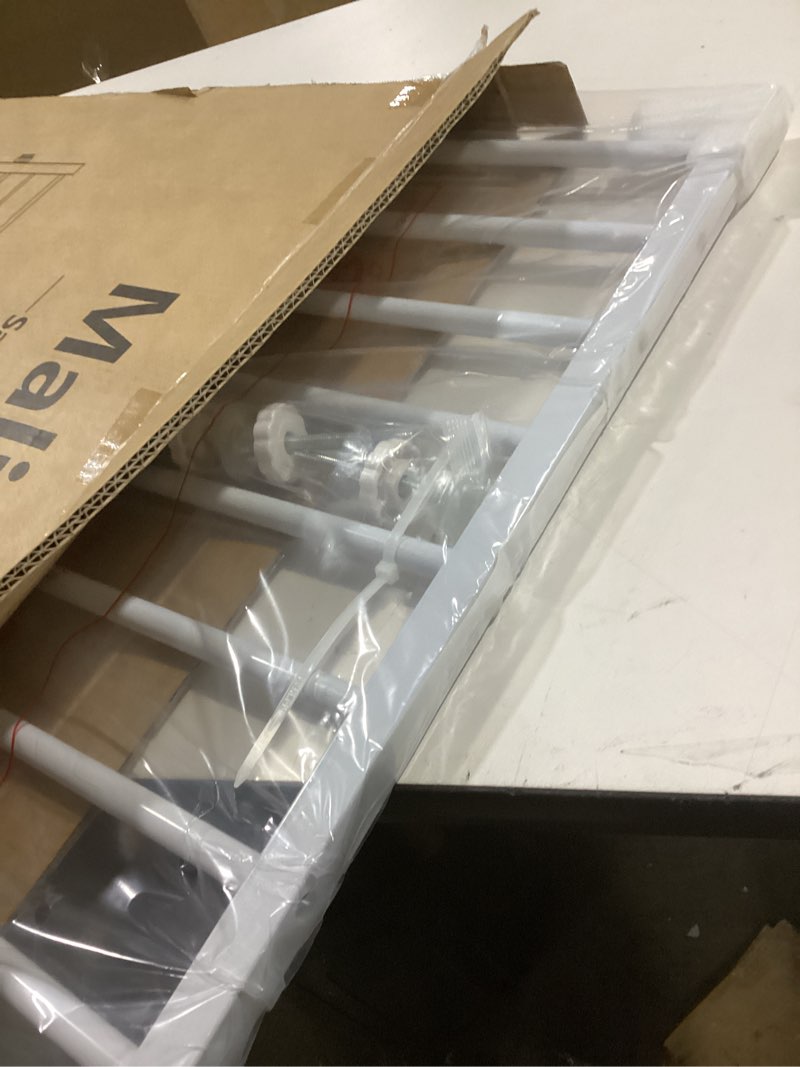 Malier Quick and Easy Setup & Removal Metal Baby Gate for Babies and Pets, 24'' Tall Pressure Mounte