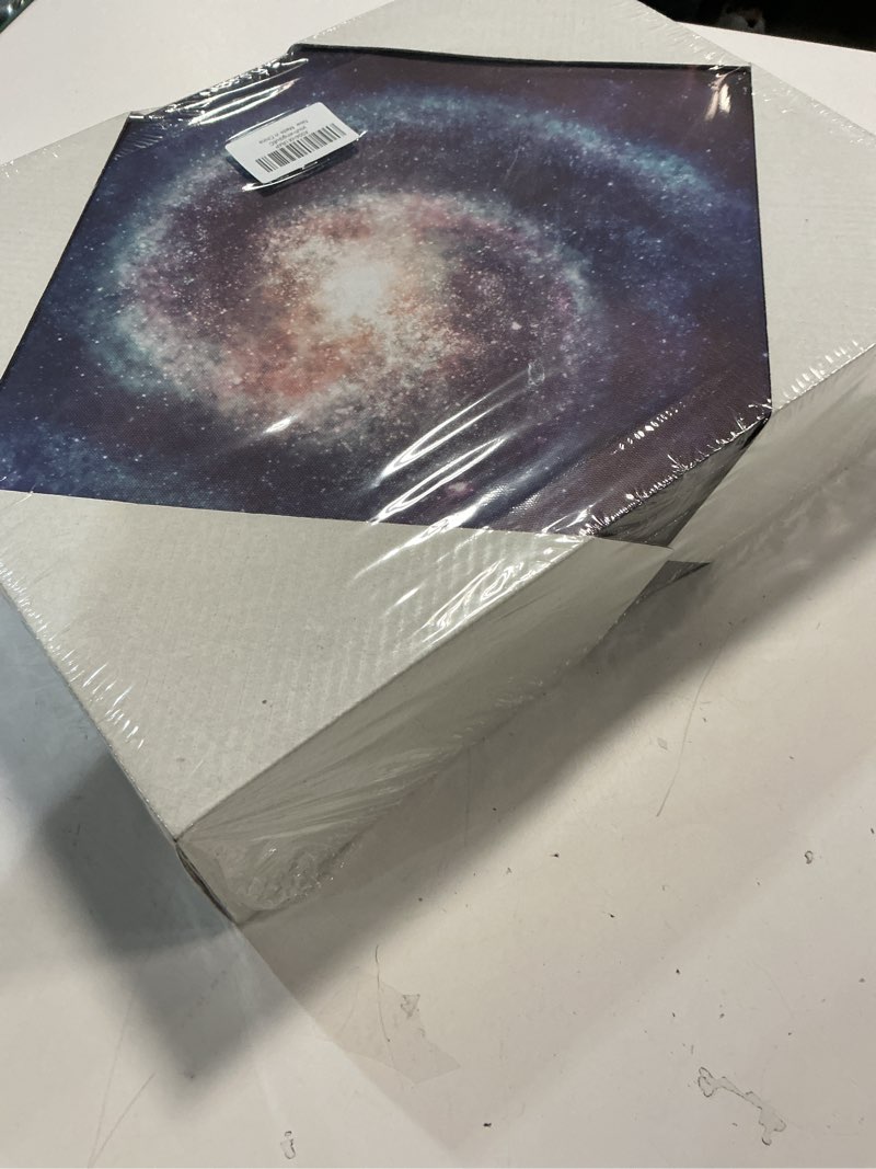 Condition photo showing New/Like New for Outer Space Canvas Prints Wall Art Cloud Stars Nebula Night Sky Picture Wall Art Kids Bedroom Decor Interstellar Posters Living Room Home Decoration Set of 4 (29cmX38cm,Framed) 4A