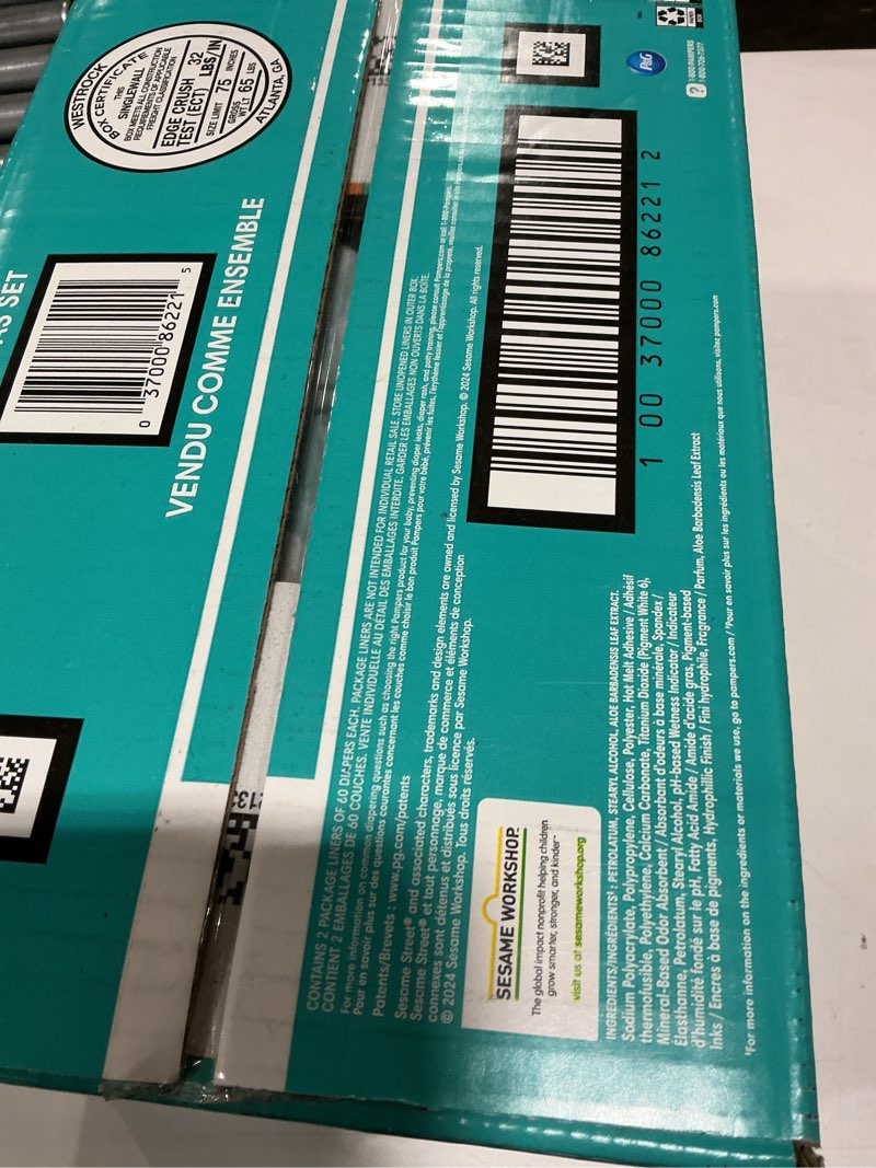 Condition photo showing Good Condition for Pampers Diapers - Baby Dry - Size 1, 120 Count, Absorbent Disposable Infant Diaper (Packaging May Vary) Size 1 120