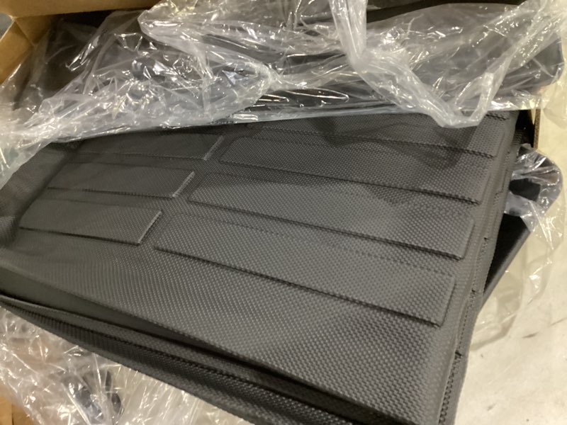 Condition photo showing Good Condition for floor mats & cargo liner for nissan ariya 2023-2025 all weather automotive tpe liners set anti-slip waterproof floor liners accessories (car mats+trunk mat) black nissan ariya 2023-2025 full set