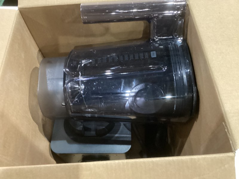 Condition photo showing Good Condition for Chefman Obliterator 48 oz Countertop Blender for Smoothies, 1380W Motor to Crush Ice, Nuts, and Frozen Fruit with Stainless Steel Blade, Auto Blend Function, Includes Tamper and Scraper - Midnight MIDNIGHT Power Blender