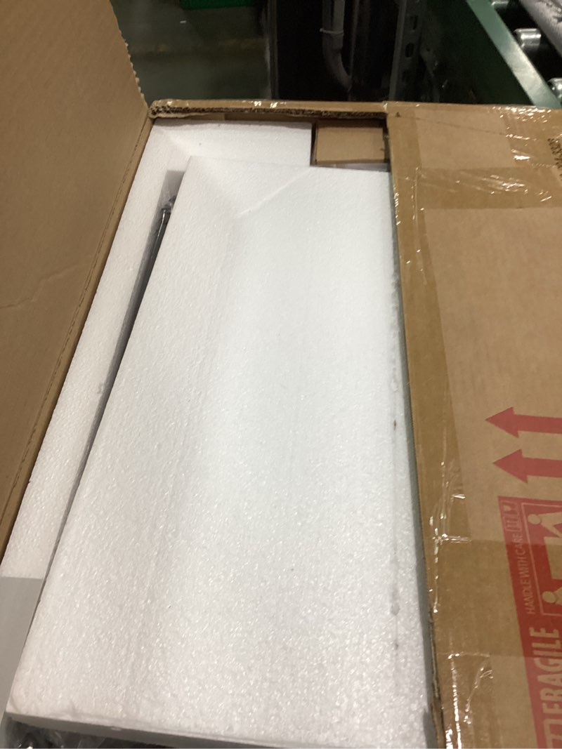 Condition photo showing New/Like New for TETOTE Pivot Mirror for Bathroom 16 x 20 Matte Black Tilt Beveled Rectangle Metal Framed Pivoting Bathroom Vanity Mirror, Modern Farmhouse Adjustable Tilting Wall Mirror, Horizontal/Vertical 20"L x 16"W Matte Black