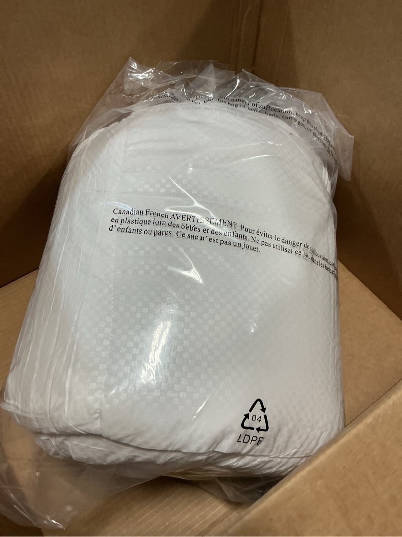Condition photo showing Good Condition for king size mattress topper for back pain, cooling extra thick mattress pad cover with 8-21 inch deep pocket, plush pillow top mattress topper overfilled with down alternative, king size, white white king