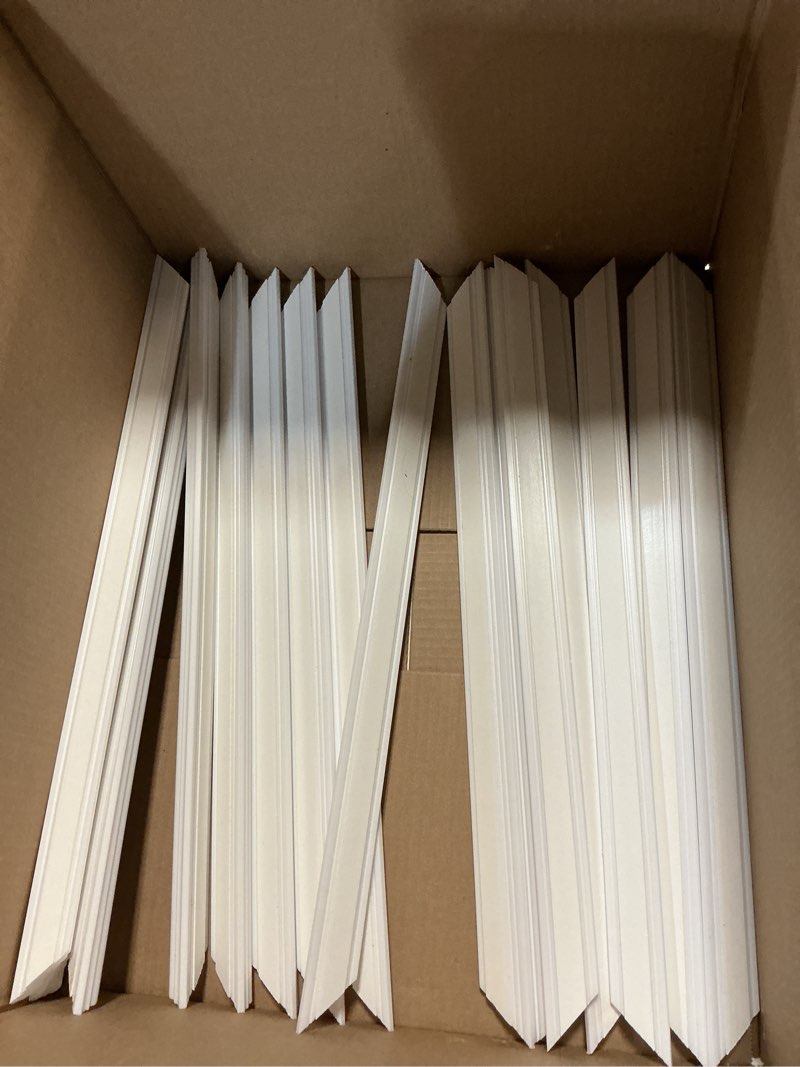 Condition photo showing As Is for 4 Set of 20" x 20" Pre-Cut Accent Wall Molding Trim Kit, Peel and Stick Premade Wainscoting Panels for Interior Decoration, Ready to Assemble Chair Rail Moulding 20" x 20" 4-Frame