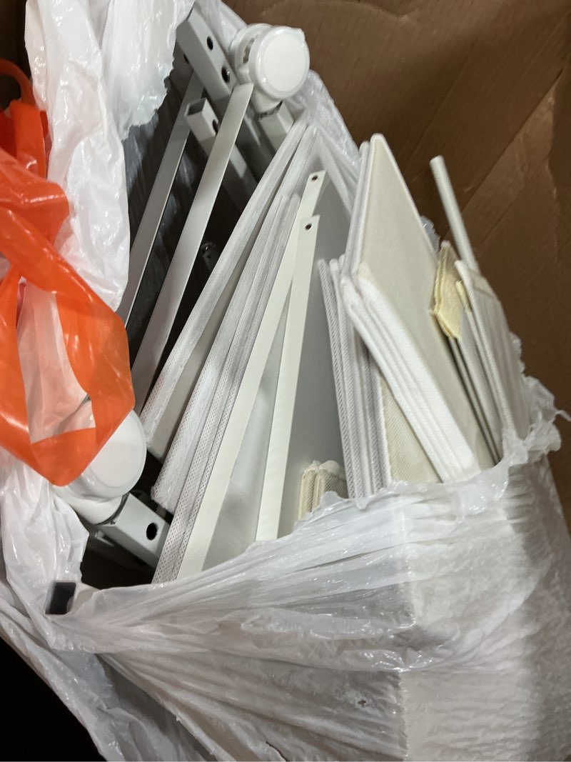 Condition photo showing As Is for cidaziya 2in1 baby diaper caddy organizers and storage, 3 tier rolling cart with dividers and drawers, mobile utility cart baby dresser clothes organizer for changing table, crib nursery, bedroom white 32.48"w x 11.42"d x 33.5"h