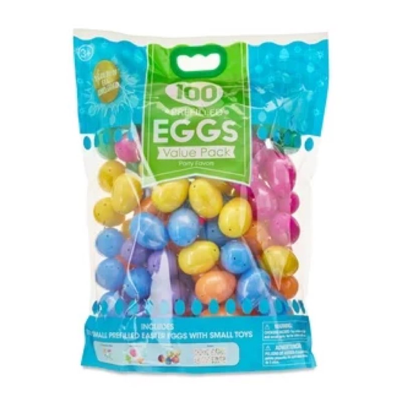 (( incomplete))Easter Eggs for Easter Basket Stuffers - 100Prefilled Easter Eggs
