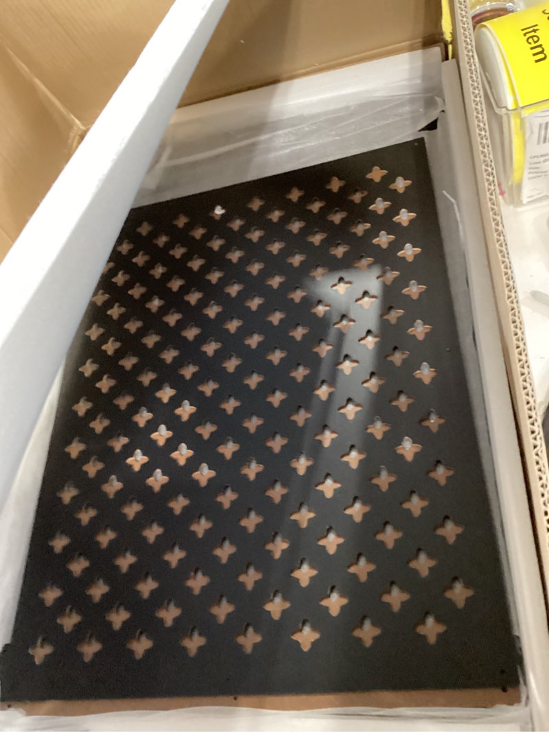 Condition photo showing Good Condition for vidaxl radiator cover, radiator guard for home office, heater cover for living room decorative, heating cabinet protective cover, white mdf