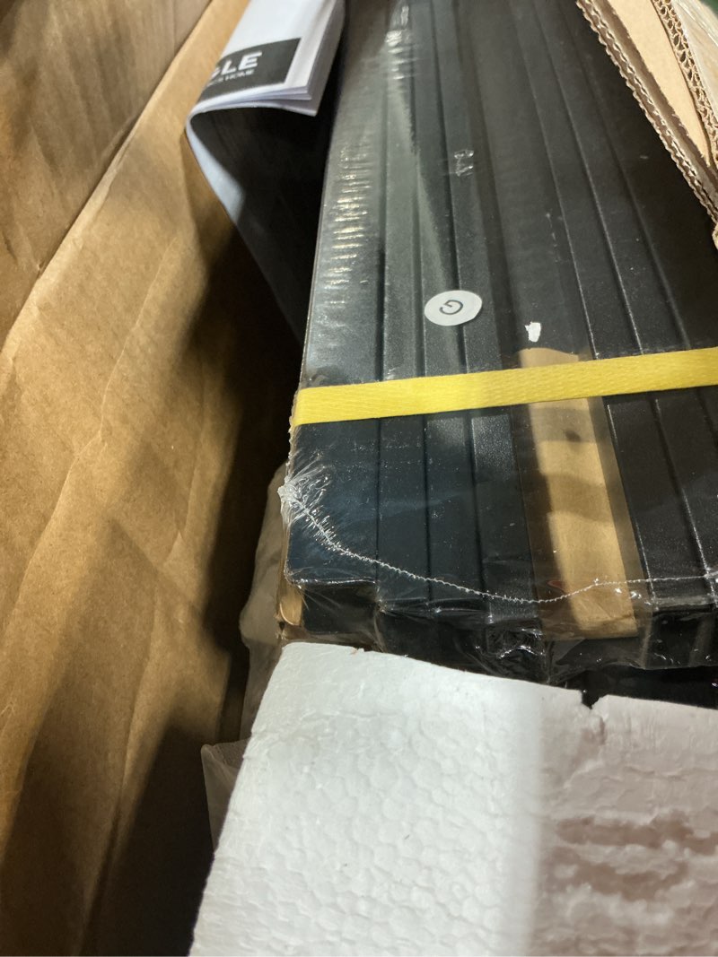 Condition photo showing Good Condition for vasagle queen metal bed frame 14 inches tall, 1100 lb weight capacity, no box spring needed, under-bed storage, easy setup, matte black