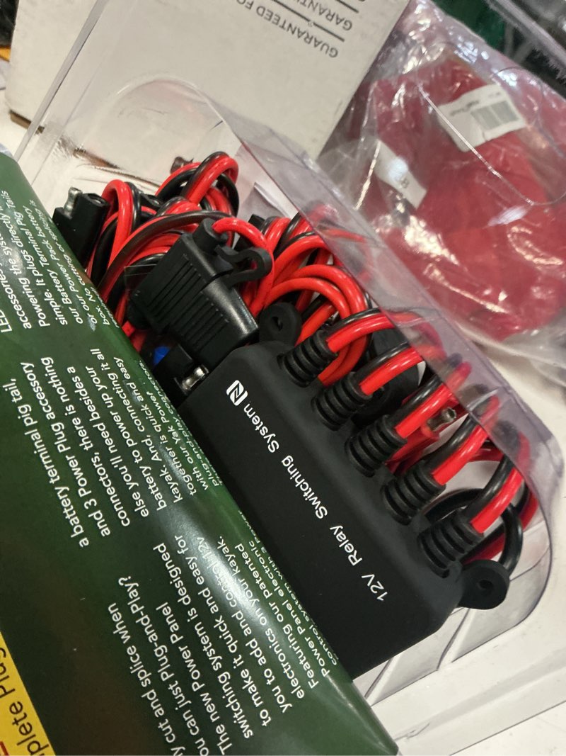 Condition photo showing New/Like New for yak-power | complete system for kayaks | digital switching with plug-and-play connectivity and control of your 12-volt electronics wired (5 channel)
