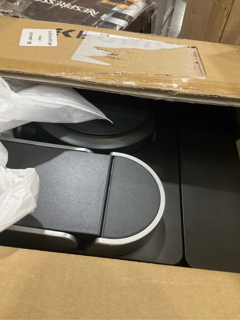 Condition photo showing As Is for keurig k-elite single serve k-cup pod coffee maker, with strength and temperature control, iced coffee capability, 8 to 12oz brew size, programmable, brushed slate
