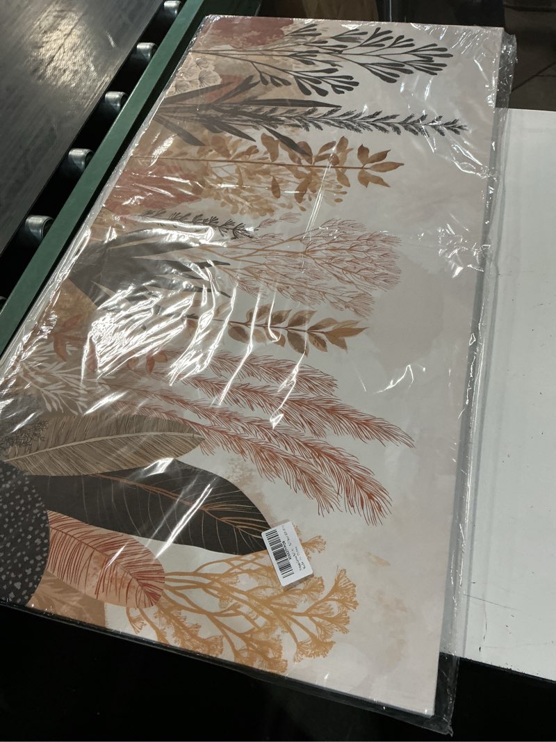 Condition photo showing Good Condition for dimpaga canvas wall art decor boho brown canvas art wall decor for living room black nature botanical wall art decor artwork modern wall art decor artwork for home bedroom office wall decor 20×40 inch d-01l 40"l x 20"w