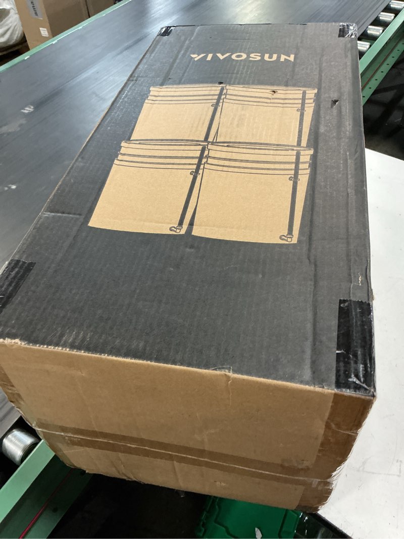 Condition photo showing New/Like New for vivosun dwc hydroponics grow system with top drip kit, 5-gallon deep water culture, recirculating drip garden system with multi-purpose air hose, air pump, and air stone (4 buckets + top drip kit)