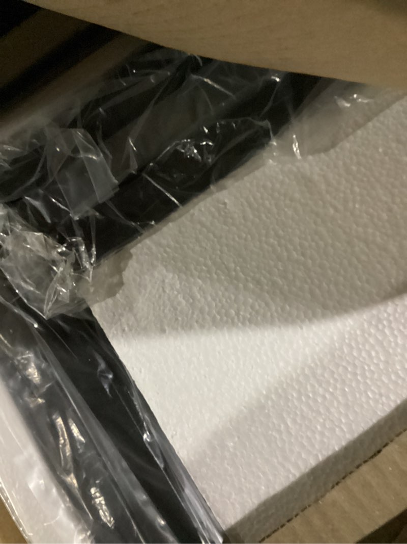 Condition photo showing New/Like New for DUMOS 32 Inch Office Small Computer Desk Modern Simple Style Writing Study Work Table for Home Bedroom - Wood Black