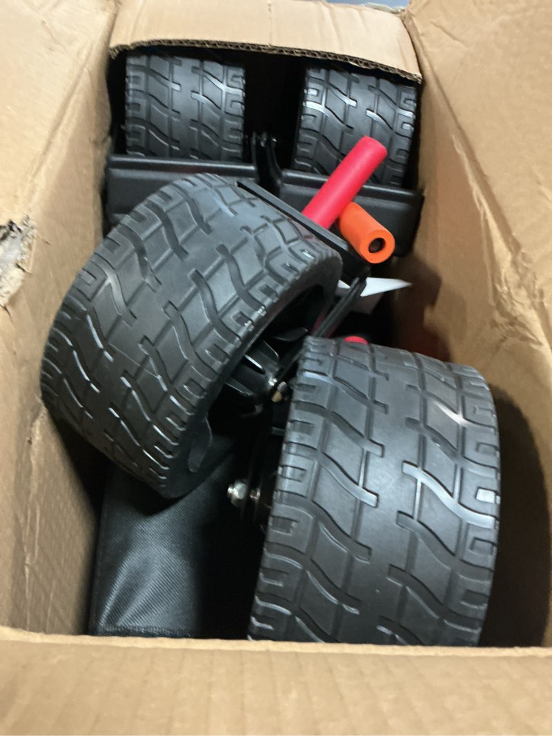 Condition photo showing Good Condition for Wagon Carts Foldable 420LBS Weight Capacity Collapsible Wagon with Big All-Terrain Wheels, Heavy Duty Beach Wagons Cart with Cup Holders for Camping, Garden, Sports, Grocery pcs