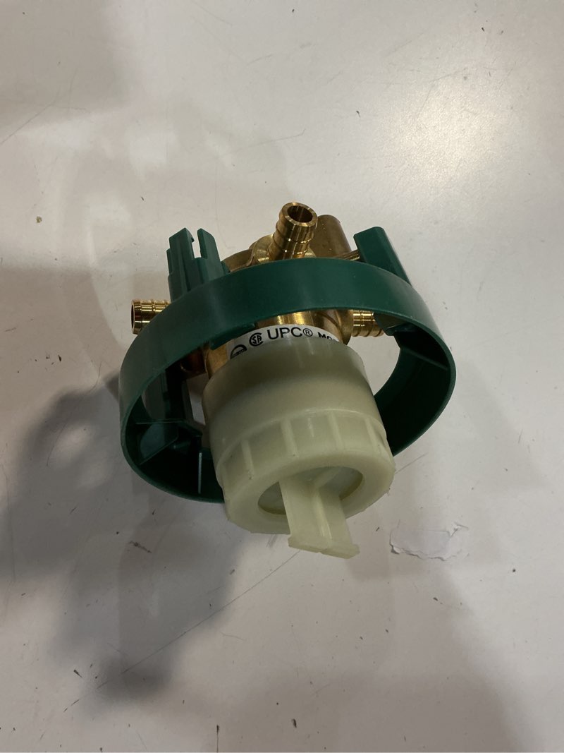 Condition photo showing New/Like New for moen u130x m-core 3 port shower mixing valve with crimp ring pex connections