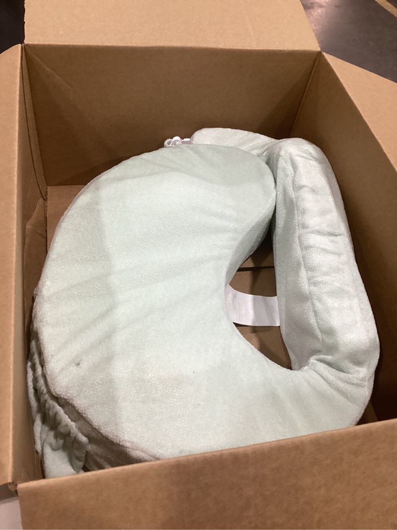 Condition photo showing As Is for my brest friend super deluxe nursing pillow - enhanced comfort & ergonomic breastfeeding pillow for ultimate support for mom & baby - adjustable and with handy side pocket, platinum platinum super deluxe
