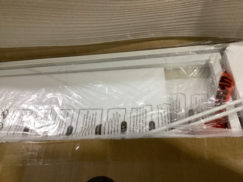 Condition photo showing Good Condition for Huuger Folding Desk for Small Spaces, 39.3 Inch Foldable Computer Table, for Home Office, Study, Bedroom, Dorm, Space Saving, Small Writing Work Office Computer Desk, Easy to Fold, Oak 18.9"D x 39.4"W Oak