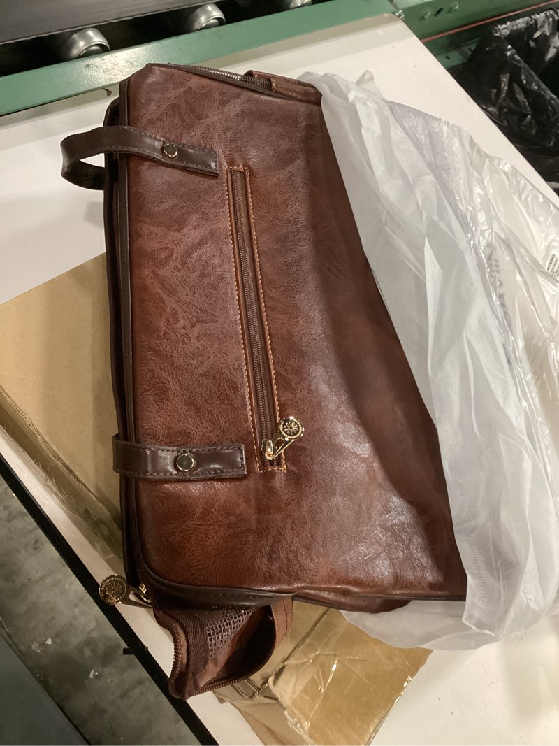 Condition photo showing Good Condition for dog carrier purse, fashion leather pet carrier with pockets, airline approved soft sided dog carrying bag for puppy cat dog coffee