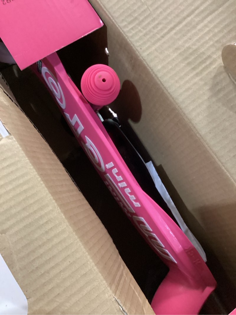 Condition photo showing As Is for micro kickboard - mini deluxe - three wheeled, lean-to-steer swiss-designed micro scooter pink