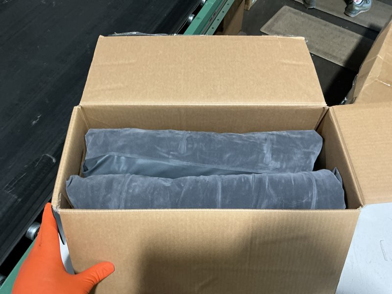 Condition photo showing Good Condition for intex inflatable pull-out sofa: velvety surface, 2-in-1 valve, cupholder, 46" x 88" x 26" - blow-up couch and folding queen size air mattress bed