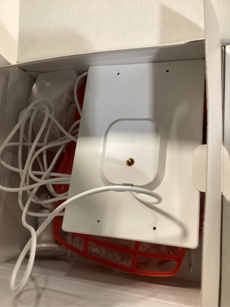 Condition photo showing As Is for hummingbird feeder with camera outdoor, sv3c hanging bird feeder with ant moat & bee-proof, hd 2k solar powered, ai bird identify, instant app alerts, auto capture, hummingbird lover gifts, 21oz, red