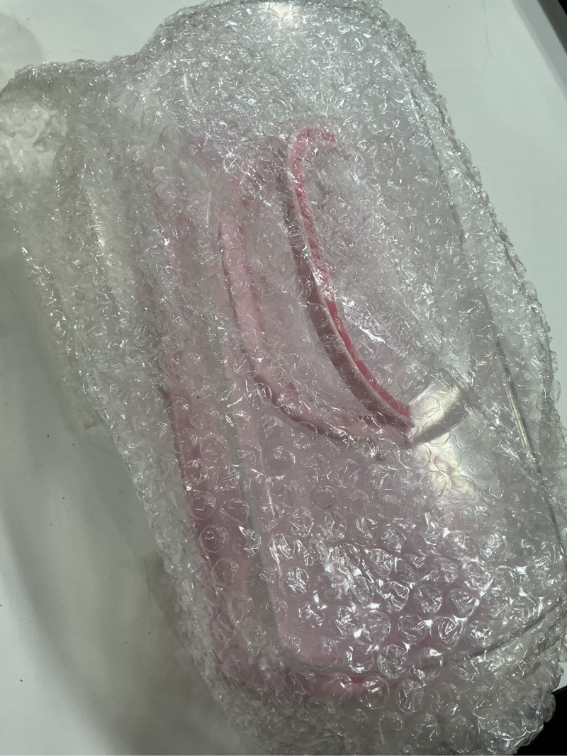 Condition photo showing Good Condition for 2-Pack Plastic Rectangular Bread Box with Clear Lid, Loaf Cake Keeper, Portable Bread Keeper Storage Container with Handle (Pink)