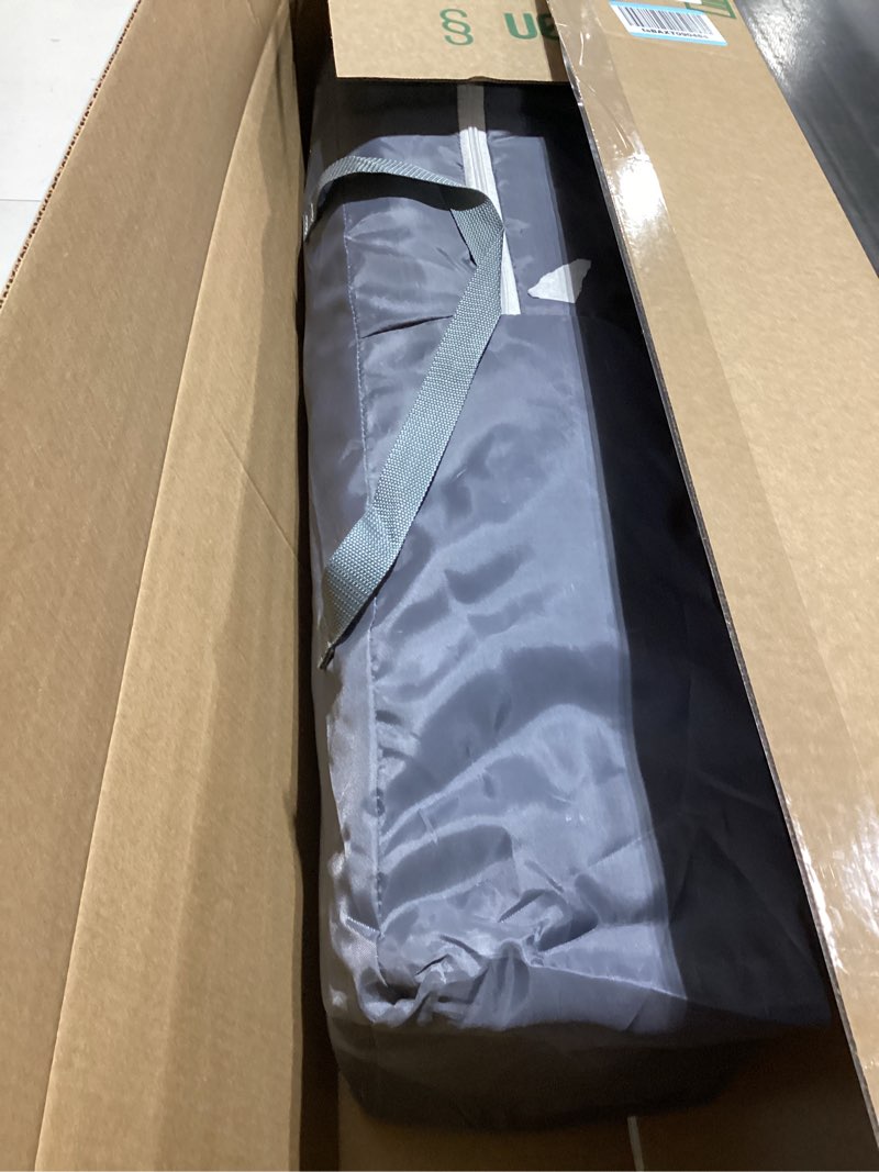 Condition photo showing Good Condition for Foldable Baby Playpen with Mat, Foldable Playpen for Babies and Toddlers, Folding Portable Kids Play Pen, Collapsible Play Yard with 2 Handles + Suitable Size Mat(Grey, 50x50 inches)