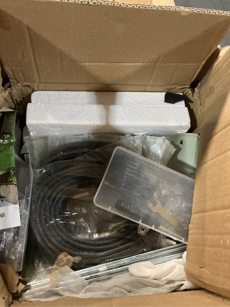 Condition photo showing Good Condition for 1more raised garden bed -8x2x1 galvanized planter box for outdoor gardening,5 in 1 modular raised bed kit with protective tape, gloves for herb,ideal for vegetables and plants.green-2pack green 2pack-8x2x1