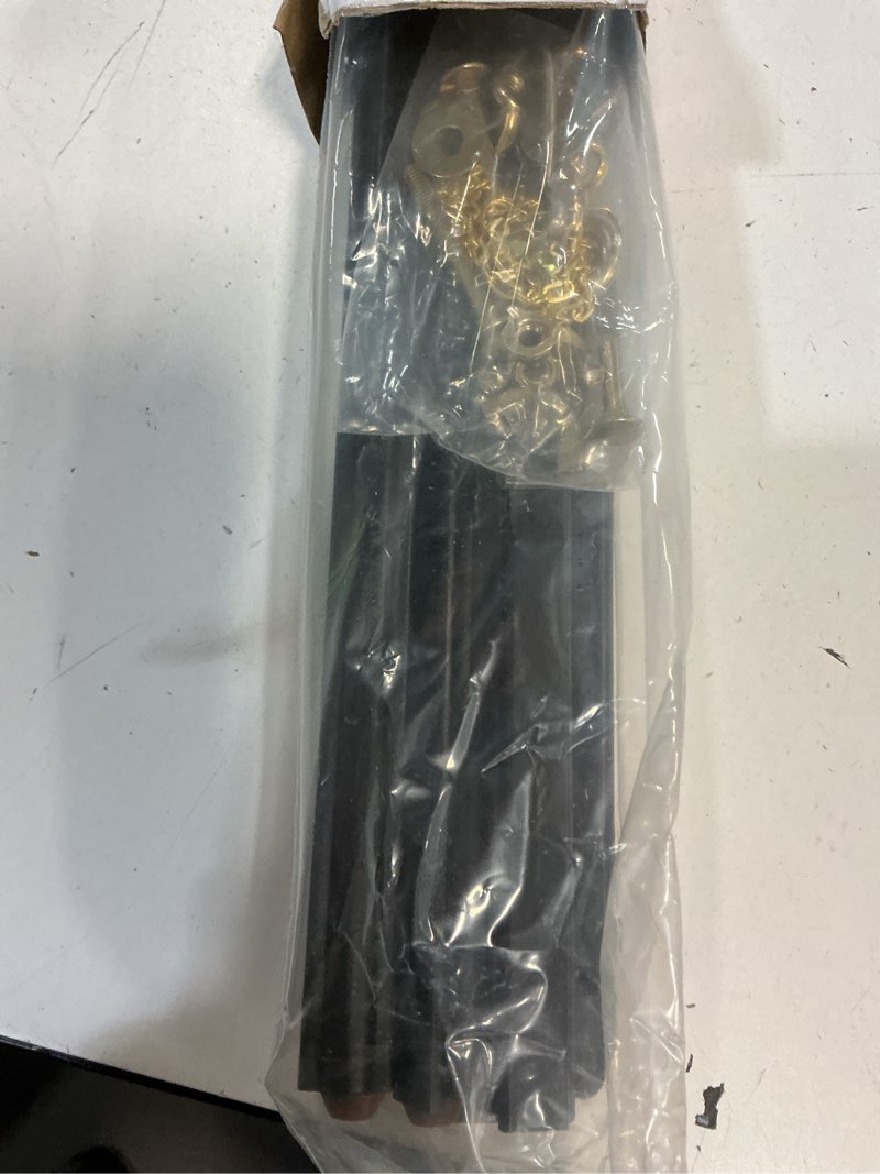 Condition photo showing New/Like New for meeden wooden easel stand for display: black wood tripod for wedding sign - poster board holder for welcome picture