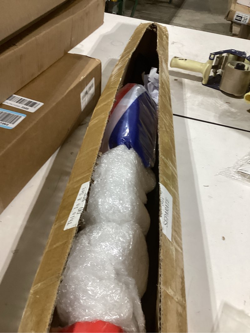Condition photo showing item condition for 2 Pcs 15 ft Tax Service Feather Flag Notary Public Flag Income Tax Advertising Feather Banner Sign with Flags Pole Kit and Ground Stake for Business Advertise