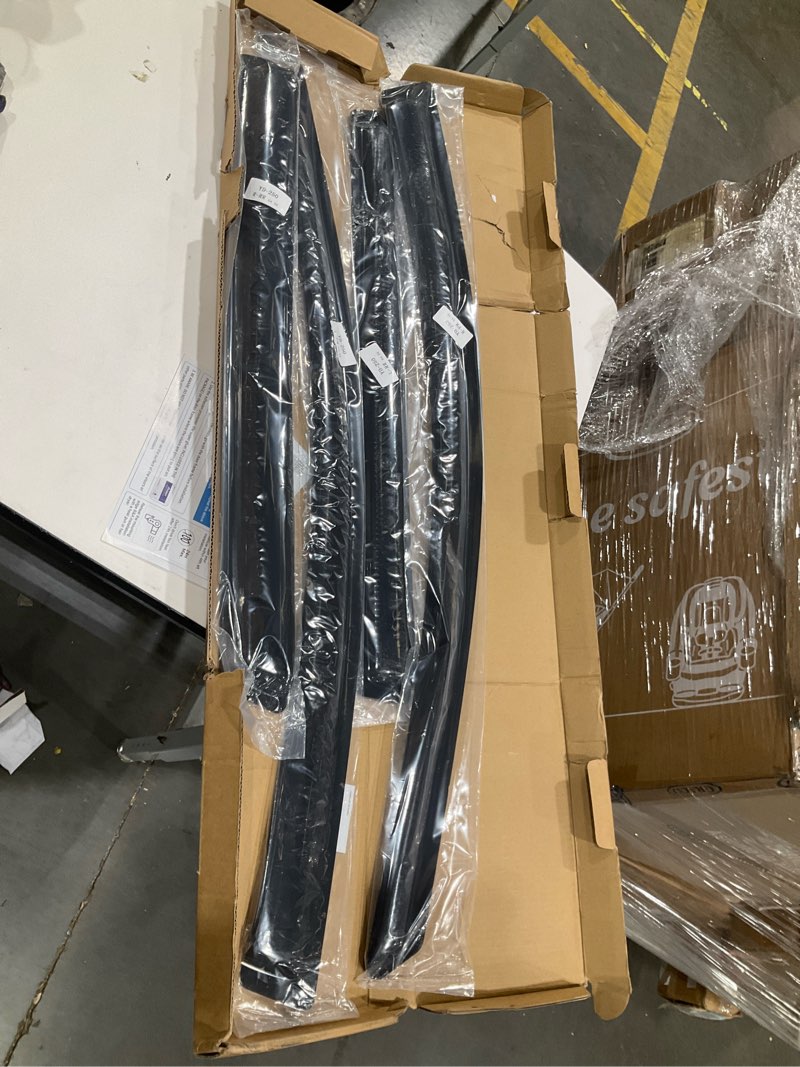 Condition photo showing Good Condition for wv-700 outside mount window visor deflector rain guard dark smoke 4-pc set, compatible with 2005-2009 kia spectra5 made for kia spectra5 2005-2009