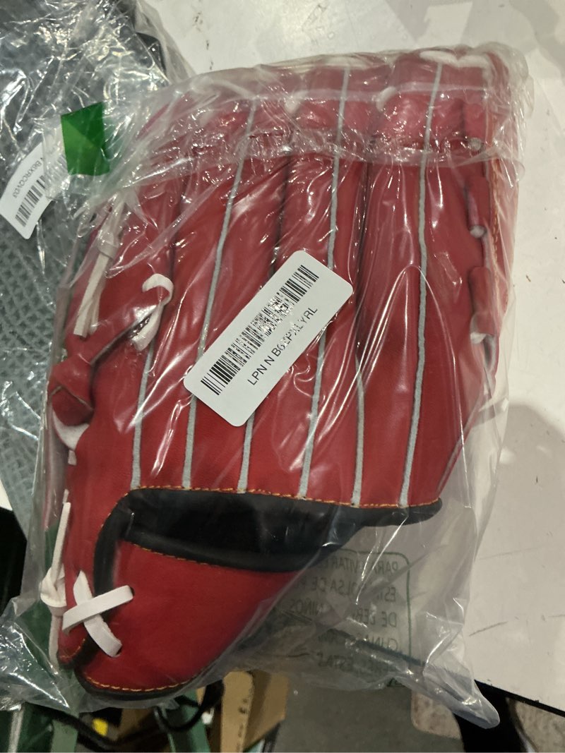 Condition photo showing Good Condition for krtoyust® | baseball glove | performance composite leather baseball mitts for adult youth | baseball softball outfield infield mitts red 12.5 inch right hand throw