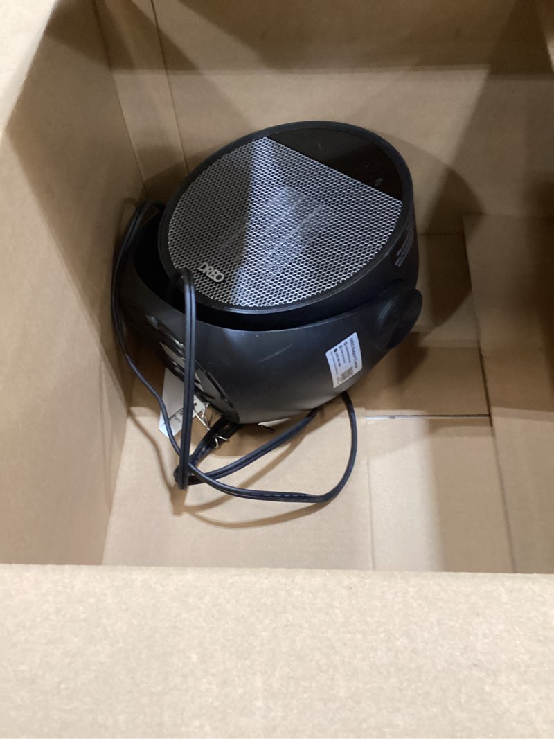 Condition photo showing Good Condition for Dreo Space Heater 1500W, 60° Adjustable Tilt, 10.5ft/s Portable Electric Heaters for Indoor Use with Thermostat, 8 Safety Protections, 3 Modes, Remote, Quiet Desk Heater for Bedroom, Office, Black