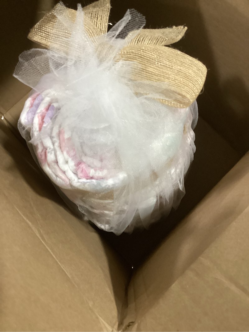 Condition photo showing Good Condition for the honest company diaper cake diapers baby personal care plant-based wipes, rose blossom, regular size, 1 8-14 lbs, 35 count 35 count (pack of 1) rose blossom