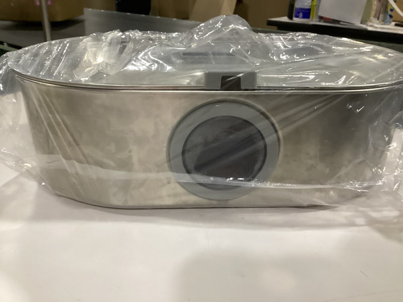 Condition photo showing New/Like New for **ONLY LARGE BOWL** 3.4Gal Dog Water bowl for Large Dogs, 13L Stainless Steel Large Pet with Deeper & Wider Drinking Area, Water Bowl Silver 3.4 Gal 