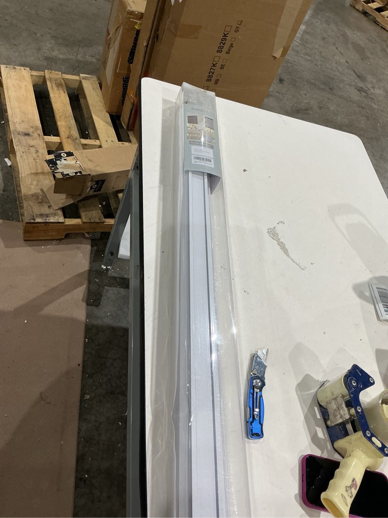 Condition photo showing Good Condition for persilux cordless zebra blinds for windows free-stop roller windows shades (46" w x 64" h, white) dual layer light control for day and night, light filtering sheer shades for home, easy to install 46"w x 64"h white