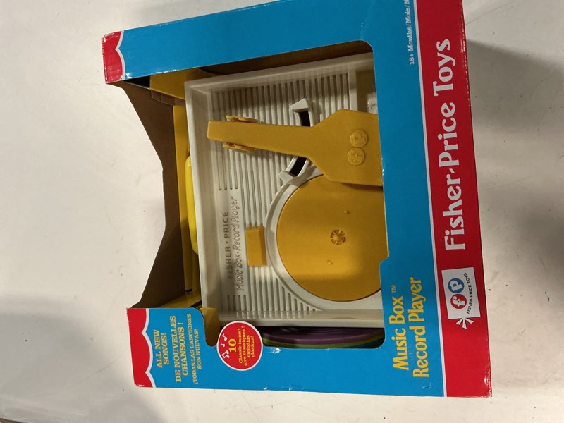 Condition photo showing Good Condition for fisher price classics - record player - retro, tactile interactive retro toy for kids, girls, boys, toddlers, baby, preeschooler, unisex 18 months +
