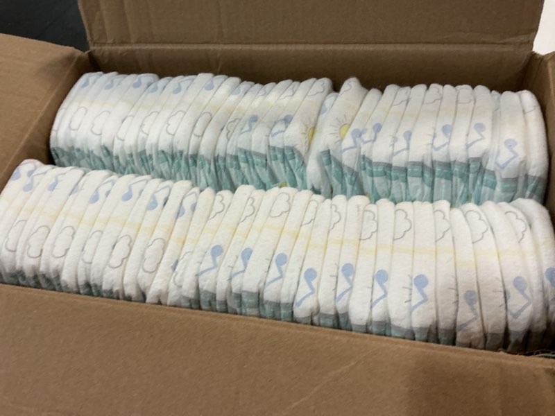 Condition photo showing As Is for pampers swaddlers sensitive disposable diapers - size 3 - 78ct