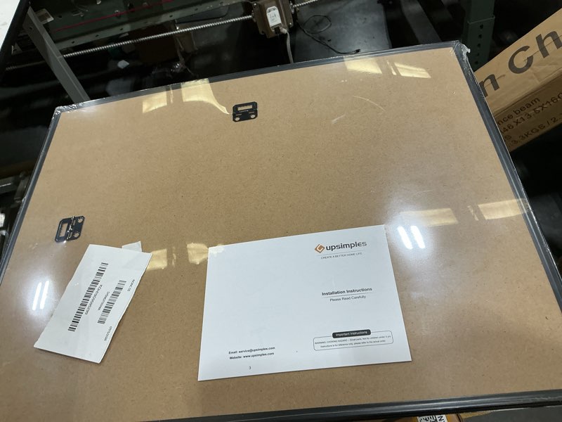 Condition photo showing Good Condition for upsimples 16x20 picture frame black 3 pack, scratch-proof poster frames 16 x 20 for photo gallery - slide-in strips, horizontal or vertical wall mounting black 16x20