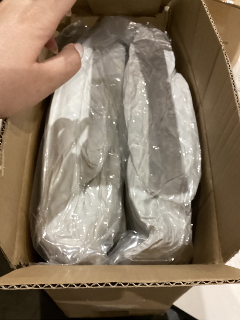 Condition photo showing Good Condition for Feathers Down Pillow Inserts 26x26, Set of 2, Euro Pillow Insert with 100% Organic Cotton Shell, Soft Decorative Throw Pillow for Living Room, Sofa, Couch, or Bed (White) 26x26(Pack of 2) White(pack of 2)