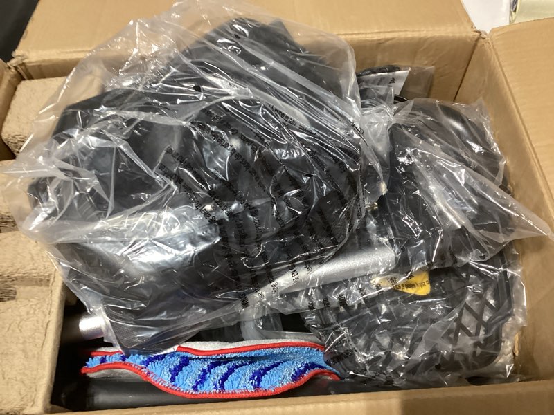 Condition photo showing As Is for McCulloch MC1385 Deluxe Canister Steam Cleaner, 2-Hour Runtime, Chemical-Free, 23 Accessories: Mop Head, Brushes & More - Built for Home, Tile, Carpet, Furniture, & Personal Car Detailing