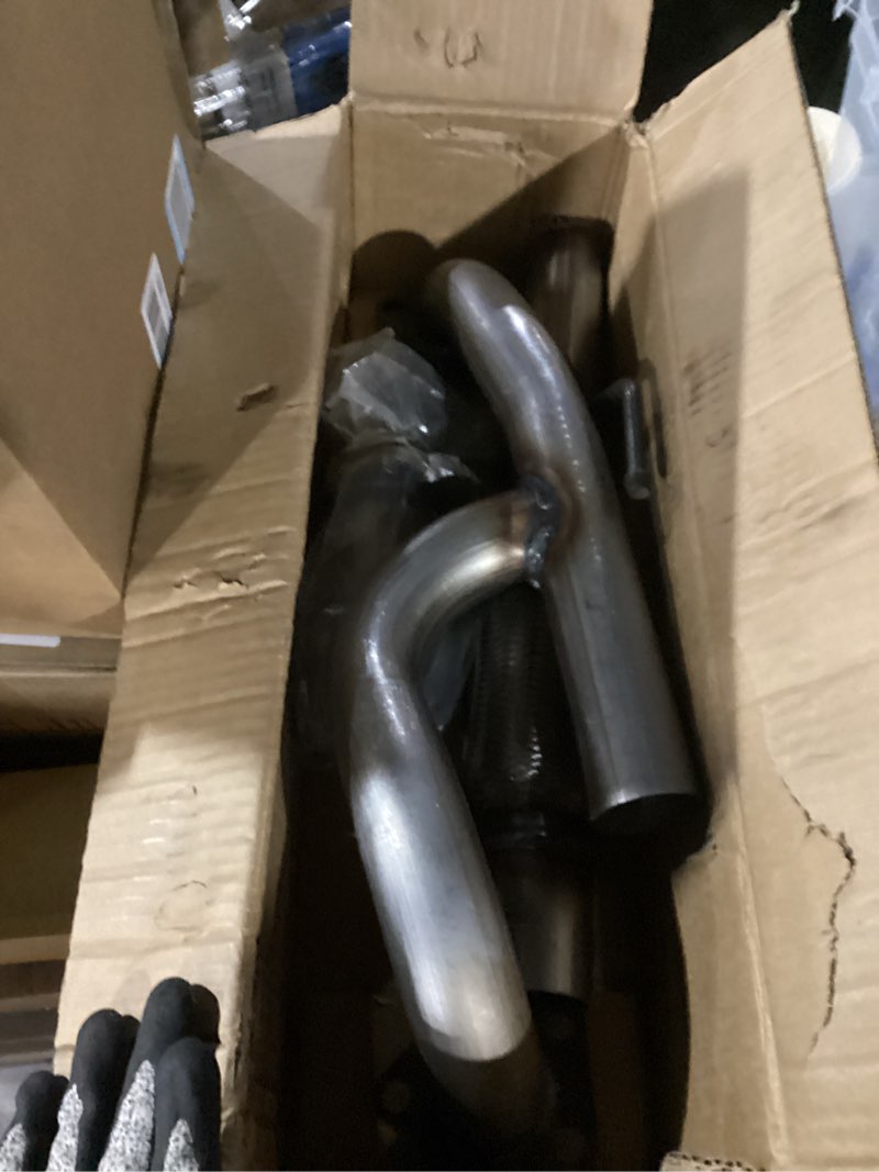 Condition photo showing New/Like New for Exhaust Y Pipe Front Flex Pipe with Mounting Hardware Kit for Honda Pilot 2005-2011, Ridgeline 2006-2008, Acura MDX 2003-2006 3.5